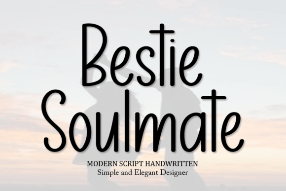 Bestie Soulmate: Your Go-To Font for Authentic, Handwritten Style