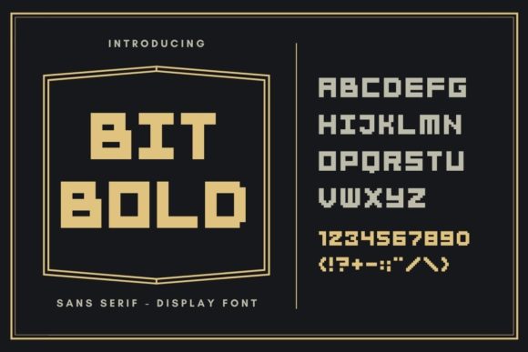 BitBold: The Pixelated Sans Serif for Bold Digital Design