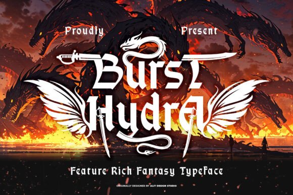 Brust Hydra: Command Attention with Mythic Typography