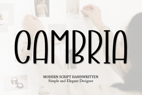 Cambria: A Handwritten Script for Authentic Branding