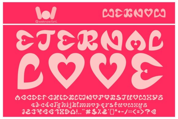 Eternal Love: A Creative Font for Distinctive Branding