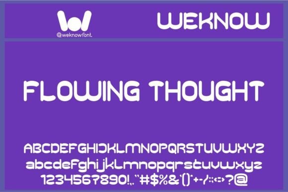 Flowing Thought: The Font That Redefines Modern Branding