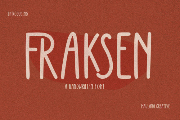 Fraksen: The Clean Handwritten Font for Authentic Design