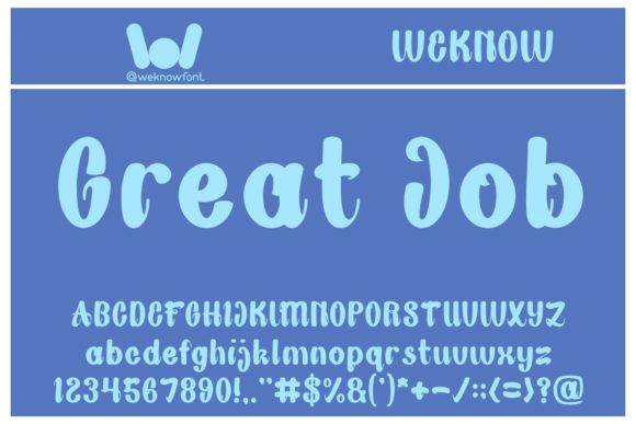 Great Job: The Handwritten Font with Personality