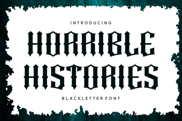 Horrible Histories: Commanding Attention with Gothic Type