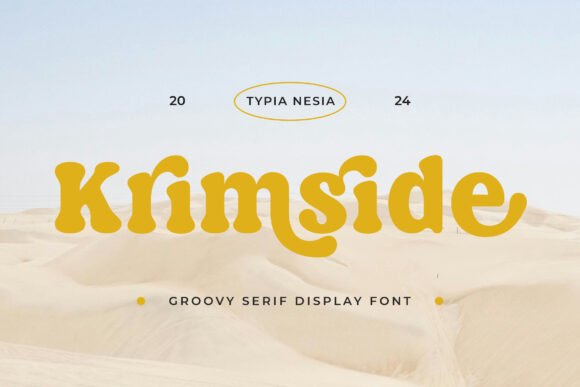 Krimside: The Groovy Serif for Bold, Retro-Modern Design