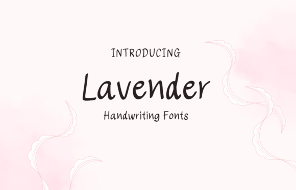 Lavender Font: The Sweet, Handwritten Typeface for Creative Projects