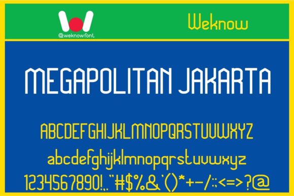 Megapolitan Jakarta: Your Go-To Sans Serif for Modern Design