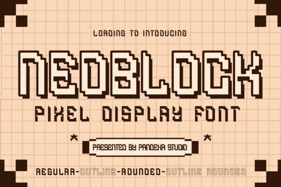 Neoblock: Capturing Retro Gaming in Modern Pixel Typography