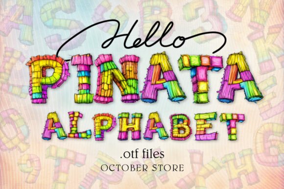 Piñata Pinata Alphabet: Infusing Festive Energy into Design
