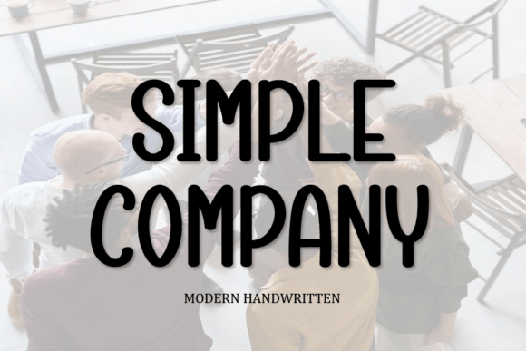 Simple Company: The Handwritten Font for Authentic Design