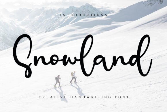 Snowland: A Typeface Built for Impact