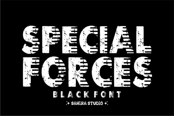 Special Forces: The Distressed Font for Bold Impact