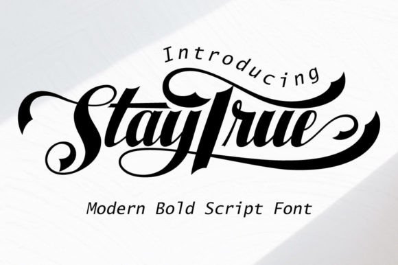 Staytrue: A Freestyle Handwritten Font for Authentic Design
