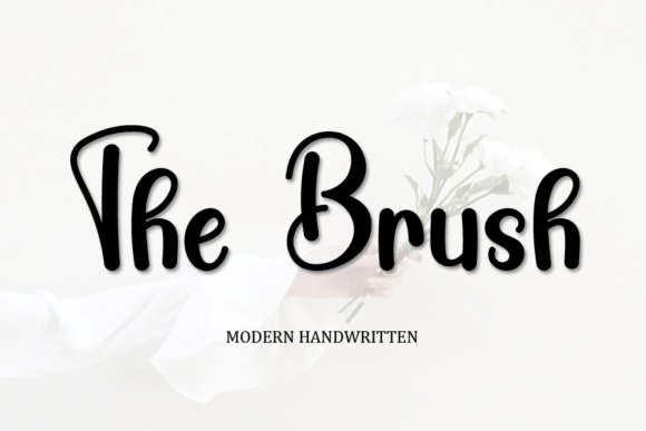 The Brush: A Handwritten Script for Authentic Design