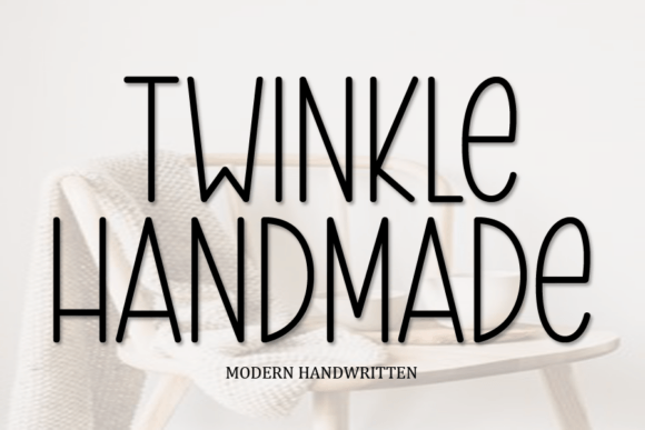 Twinkle Handmade: A Quirky Display Font for Creative Projects