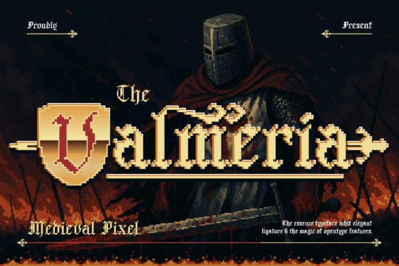 Valmeria: Merging Blackletter Drama with Pixel Art Soul