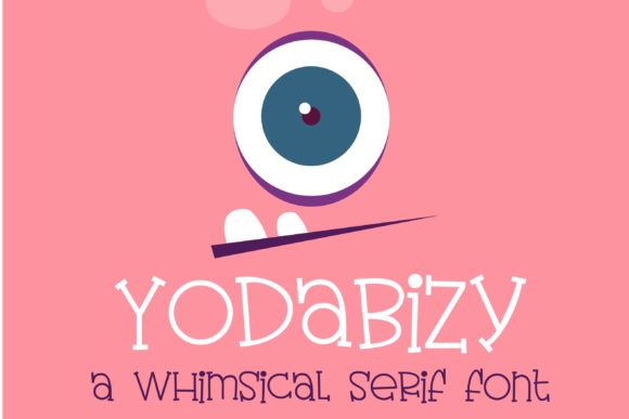 Yodabizy: A Serif Font with Whimsical Character for Creative Projects