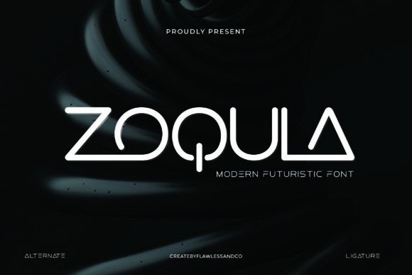 Zoqula: A Futuristic Sans Serif for Bold Digital Design